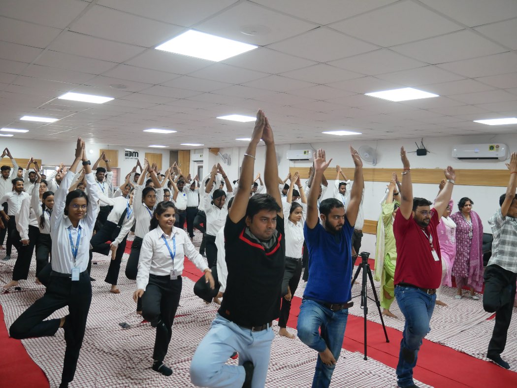 World Yoga Day 2024 in IIBM Patna
